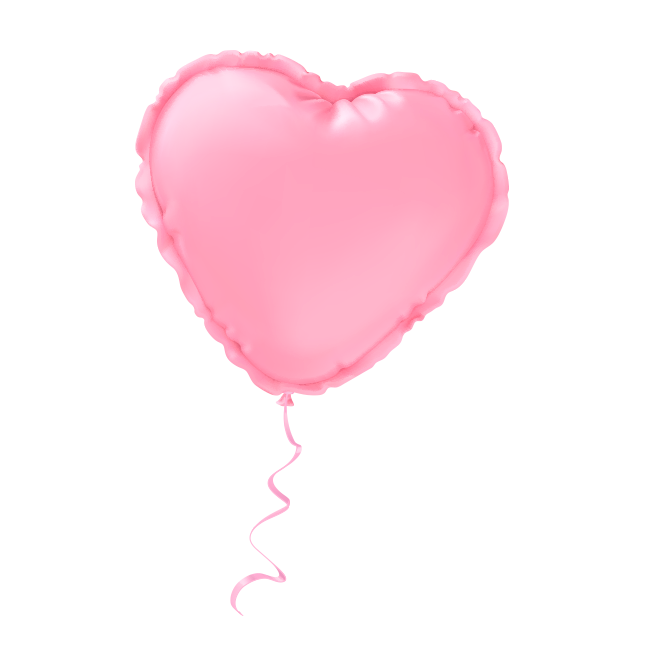 Balão de coração